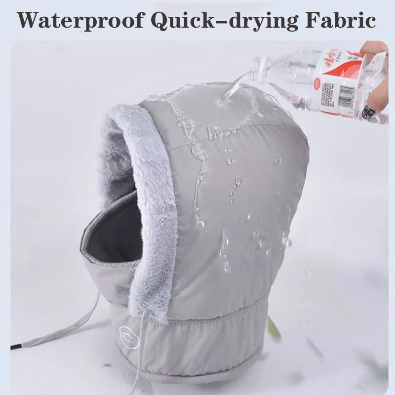 Новая зимняя велосипедная утолщенная пуховая кепка на флисовой подкладке