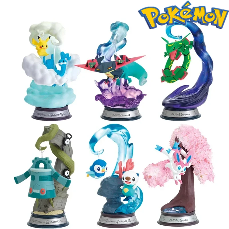 Модель покемона качели-качели фигурки из сериала бронзонг Rayquaza альтария таганга