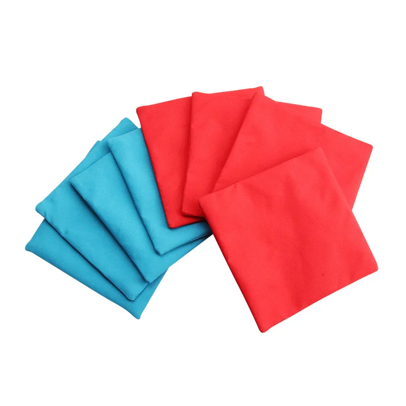 

8pcs Cornhole Bean Bags Set Corn Filled Cornhole Outdoors Corn Hole Game Cloth Bags Training Equipment