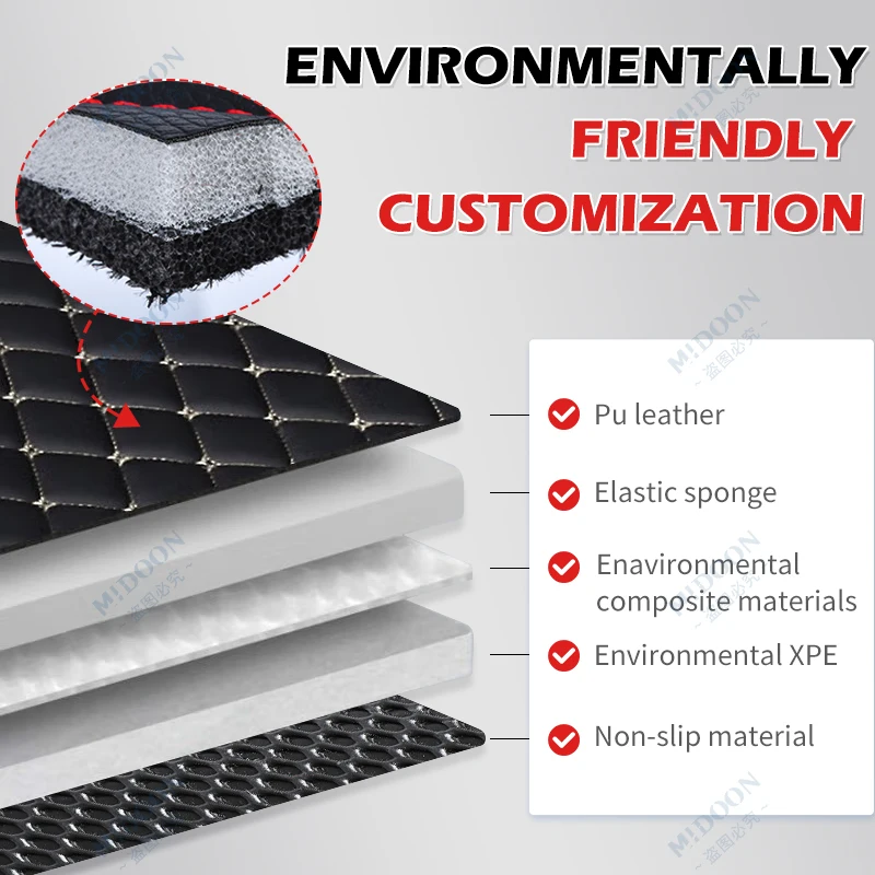 Автомобильные коврики MIDOON для BENZ GL class X164 2008 2009 2010 2011