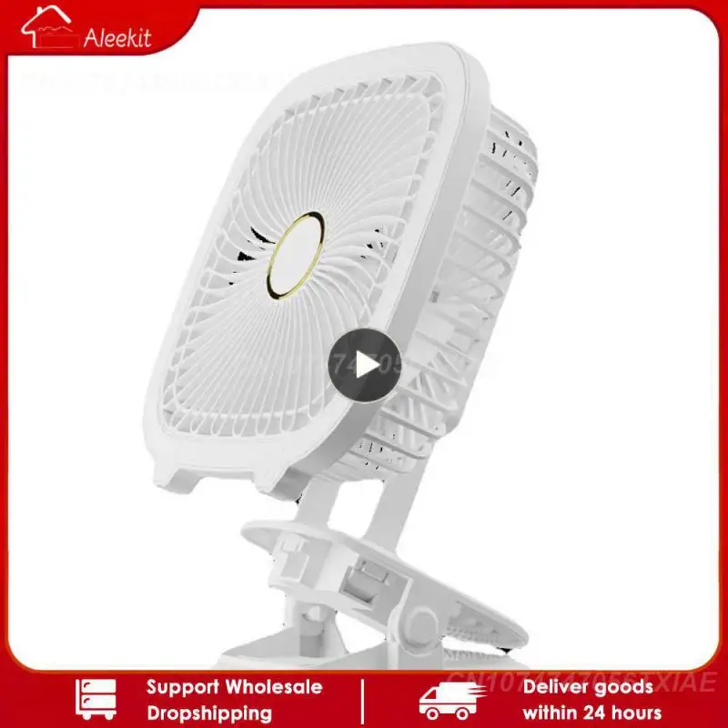 

Shaking Head Multi-function Fan White Household Air Cooler Detachable Clip Low Noise Usb Foldable Fans Home-appliance