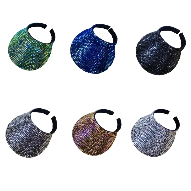 

Adult Sun Hat Portable Wide Brim Hat Empty Top for Outdoor Camping