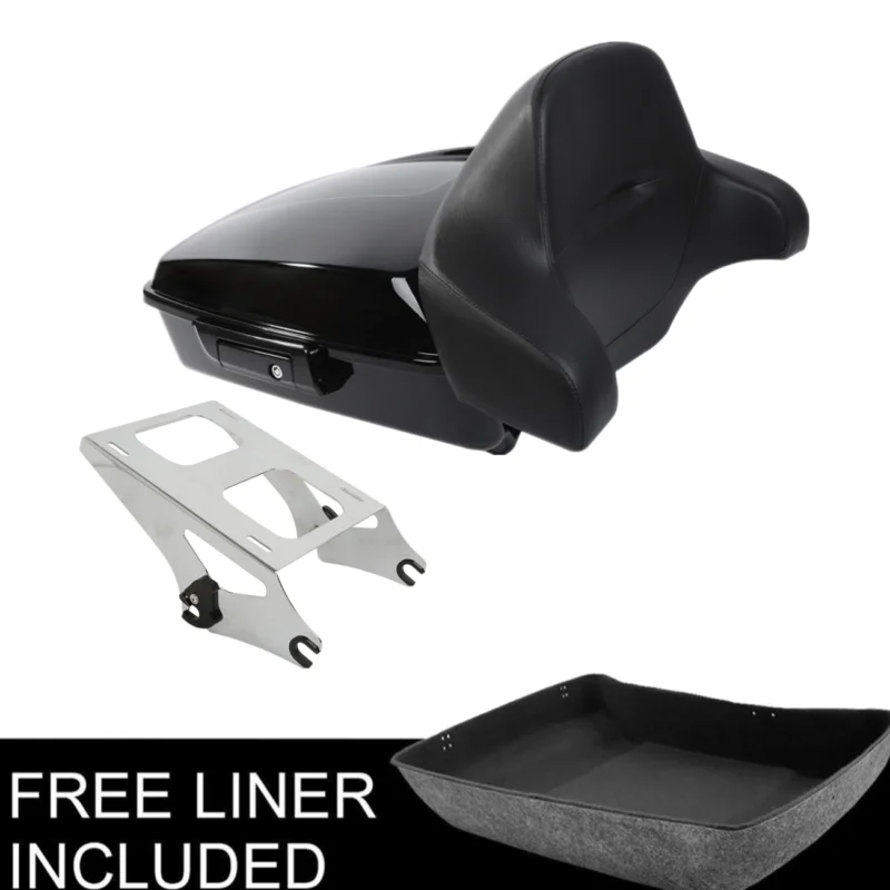 Нарезной багажник для мотоцикла + подставка крепления Harley Tour Pak Touring Road King Street Glide