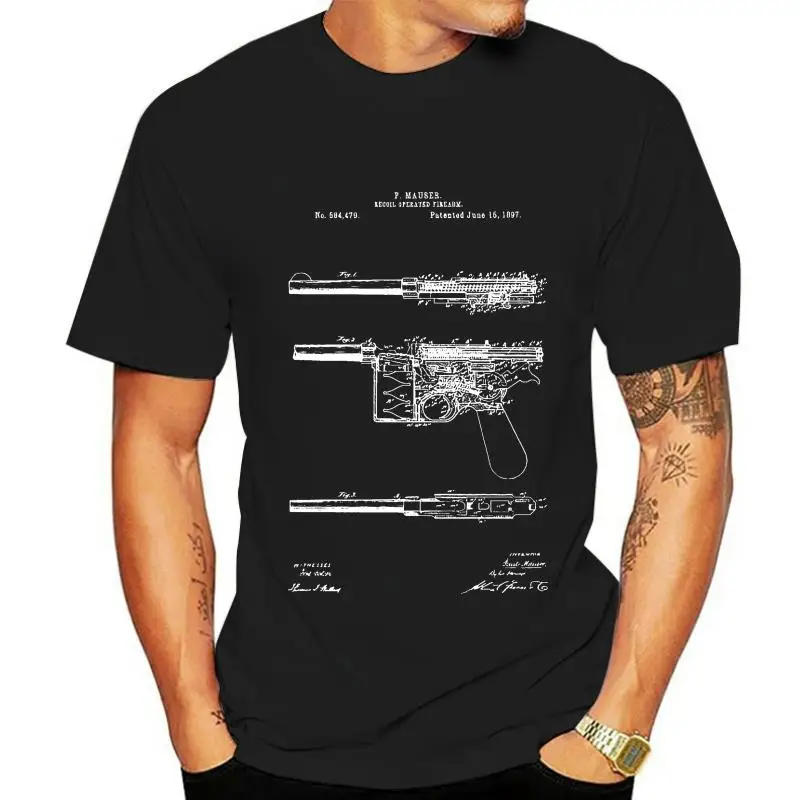 Рубашка для пистолета Mauser C96 винтажная рубашка женская футболка клуба
