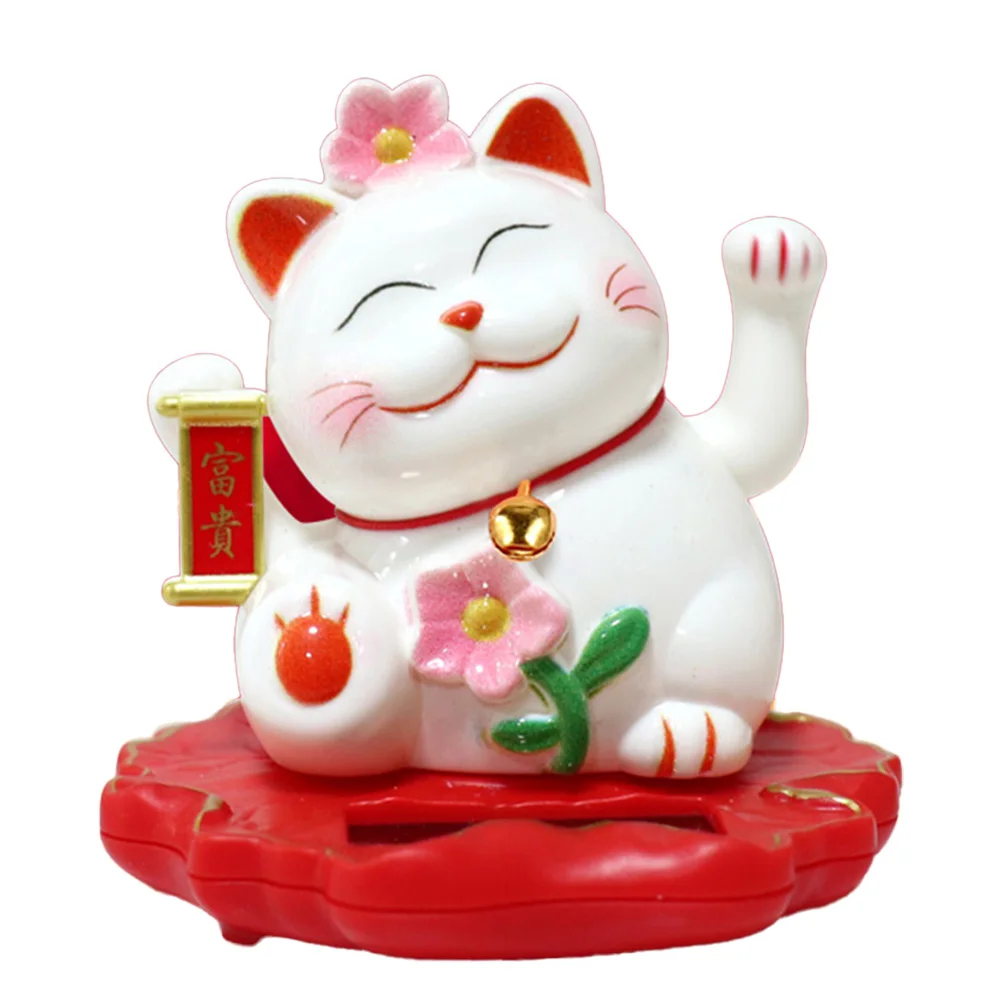 1 шт. солнечные украшения Lucky Cat светочувствительные с большим питанием