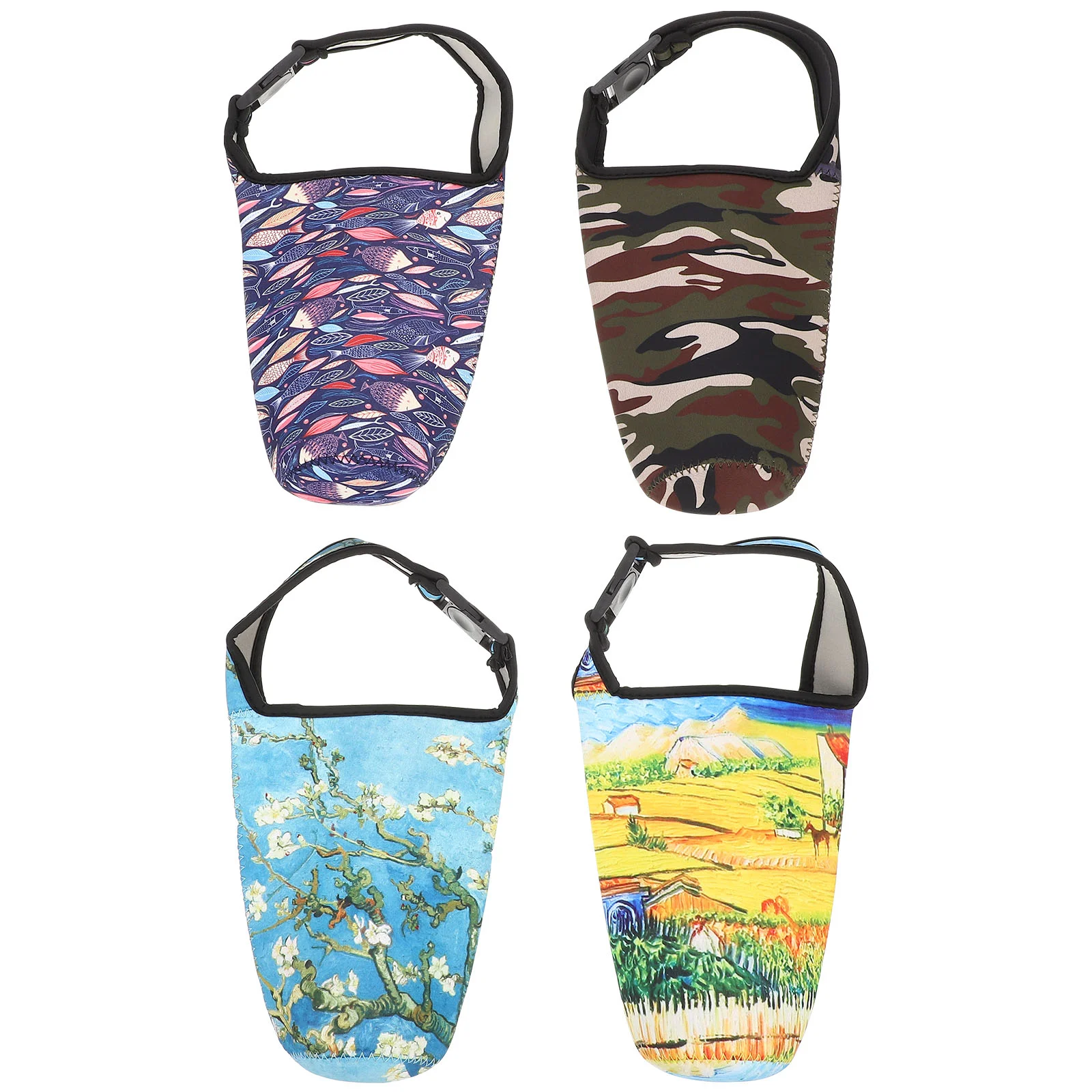 

Bottle Sleeve Carrier Holder Water Tumbler Bag Cuppouch Coffee Strap Cover Insulated Mug Sleeves Insulator Drinks Handle