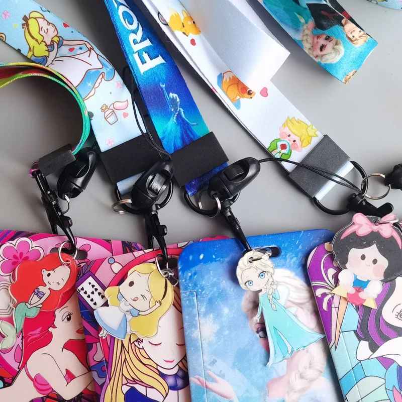 girl cute neck strap lanyard for keys keychain badge holder id credit card pass hang rope lariat mobile phone charm accessories free global shipping