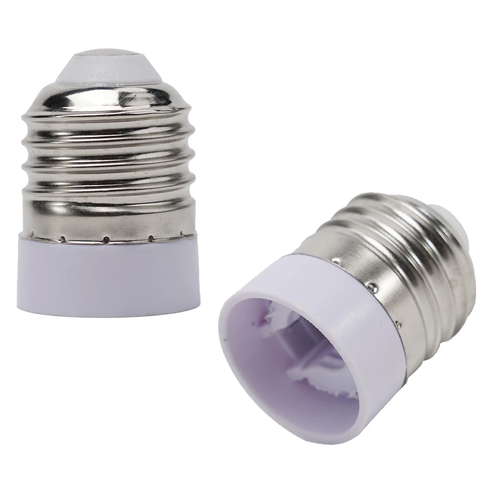 

Conversion Lamp Heads Medium Base PBT Convenient E26 To E12 LED Converter Lamp Adapter Light Bulb Socket 5 Pcs