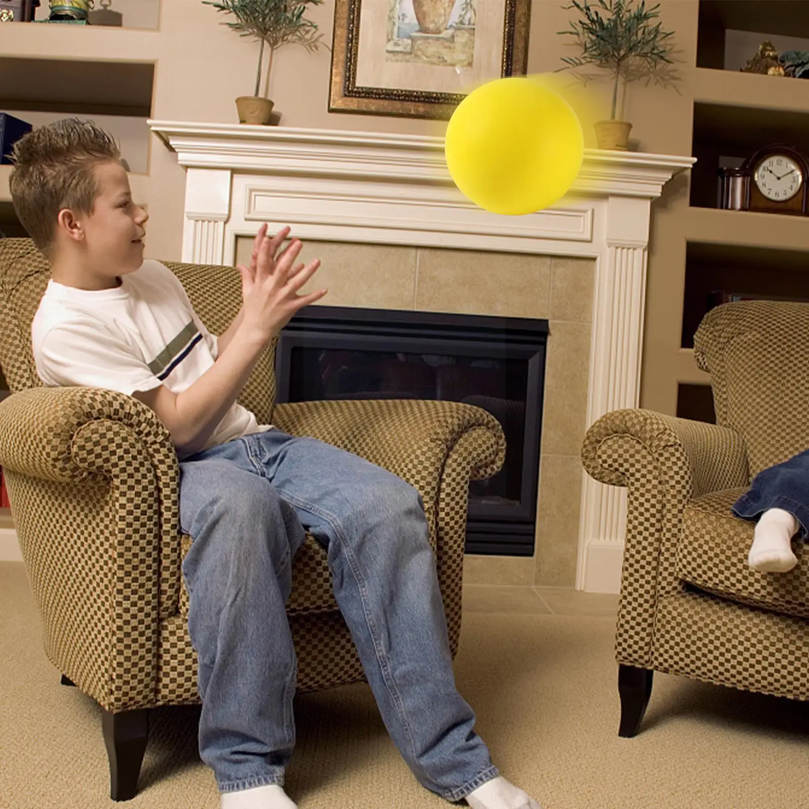 

Silent Elastic Ball Toys Indoor Training Basketball Children Ball Sports High-density Outdoor Anti-press Toy Toy Ball Mute W9t3