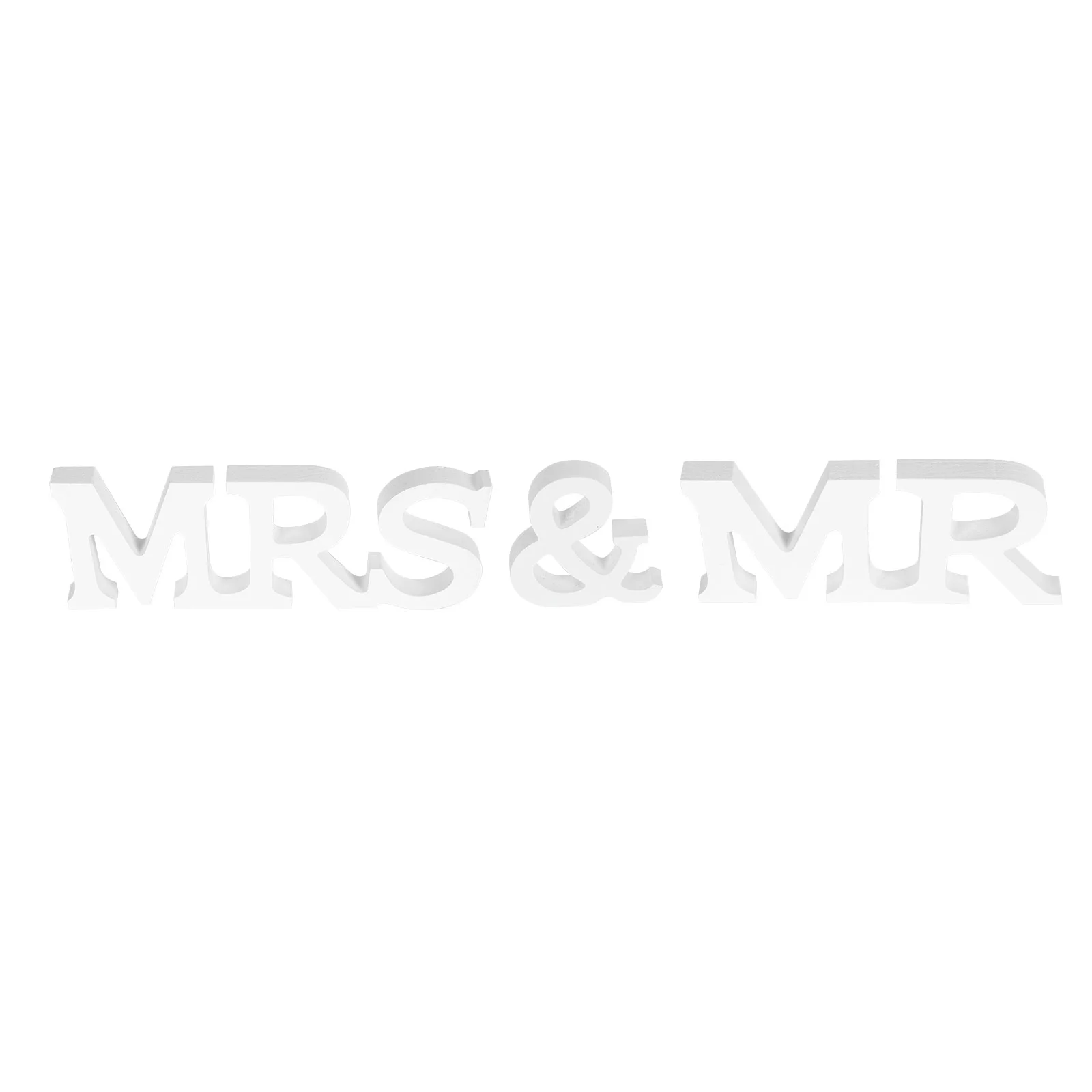 

1 Set and Mrs Sign Ornaments Creative Statue Wedding Adornments