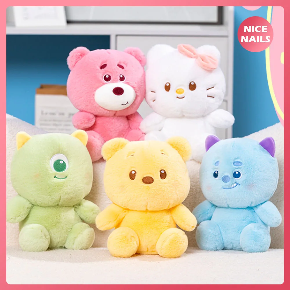 

23Cm Kawaii Hello Kitty Bear Plush Doll Toy Pendant Cartoon Animal Home Plush Accessories Decorations Child's Birthday Gift