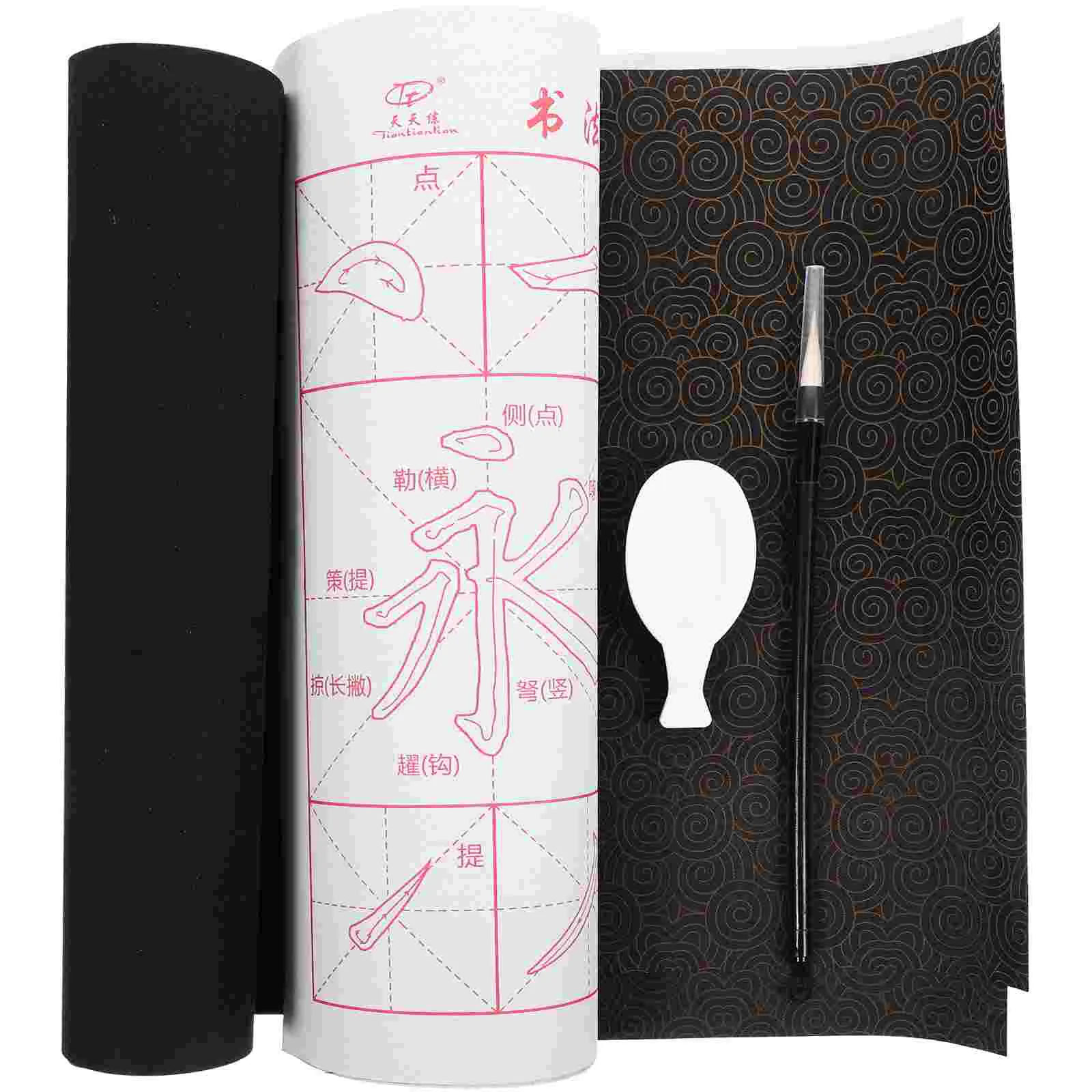 

Paper Calligraphy Cloth Writing Chinese Xuan Water Rice Mat Sumiroll Couplet Beginner Set Kids Folding Red Chunlian Household