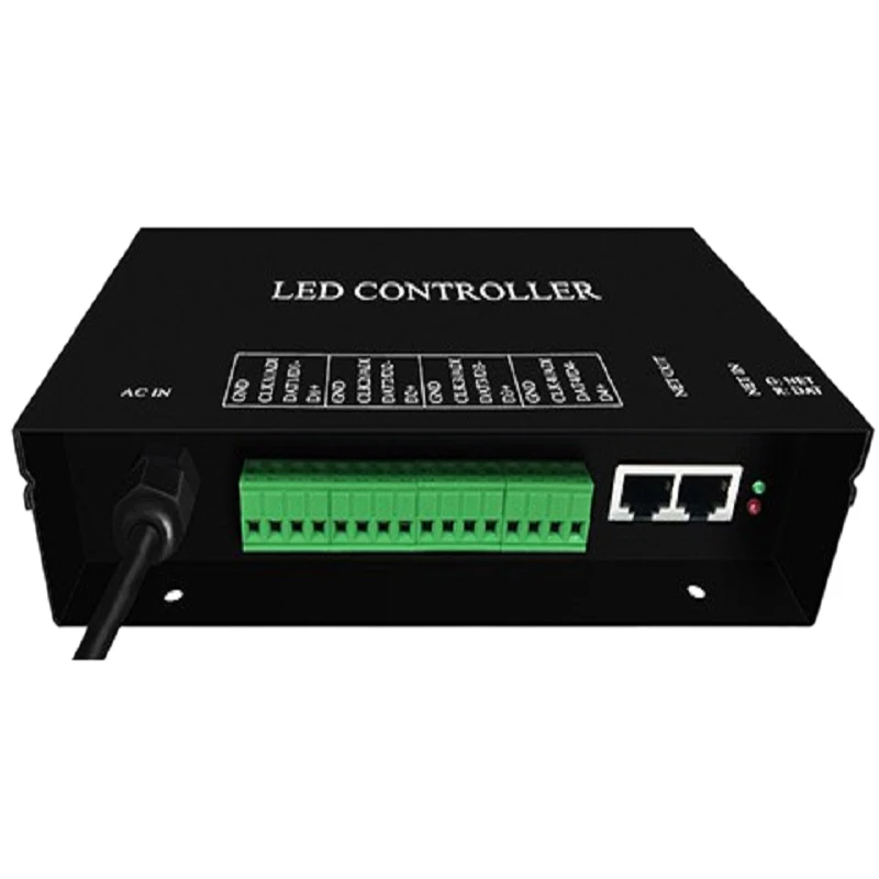 

H802RA 4 Ports (4096 Pixels) Artnet Controller DMX Artnet Controller WS2801 WS2811 Artnet Madrix Pixel Controller For LED Light