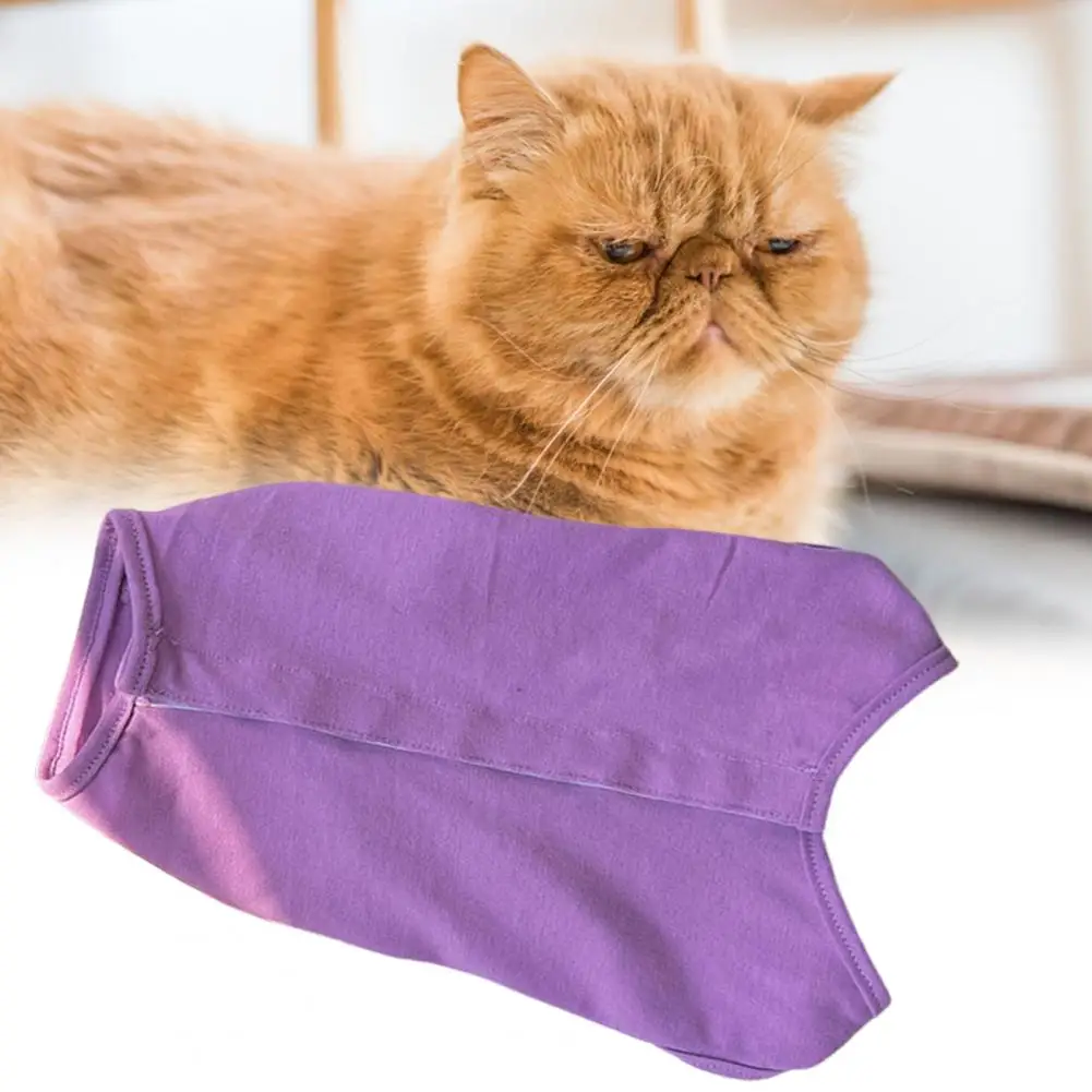 

Стильная одежда для выздоровления питомцев с застежкой на пуговицах с защитой от царапин и конечностей