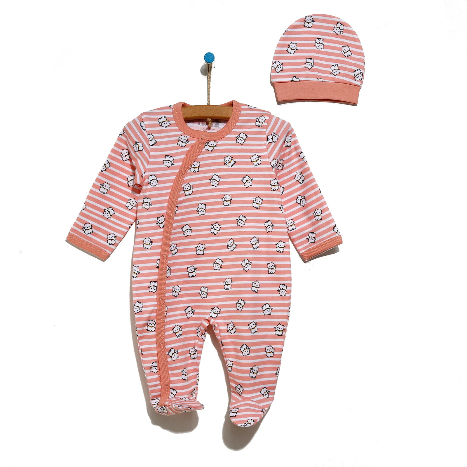 

ebebek Hellobaby Newborn Jumpsuit-hat