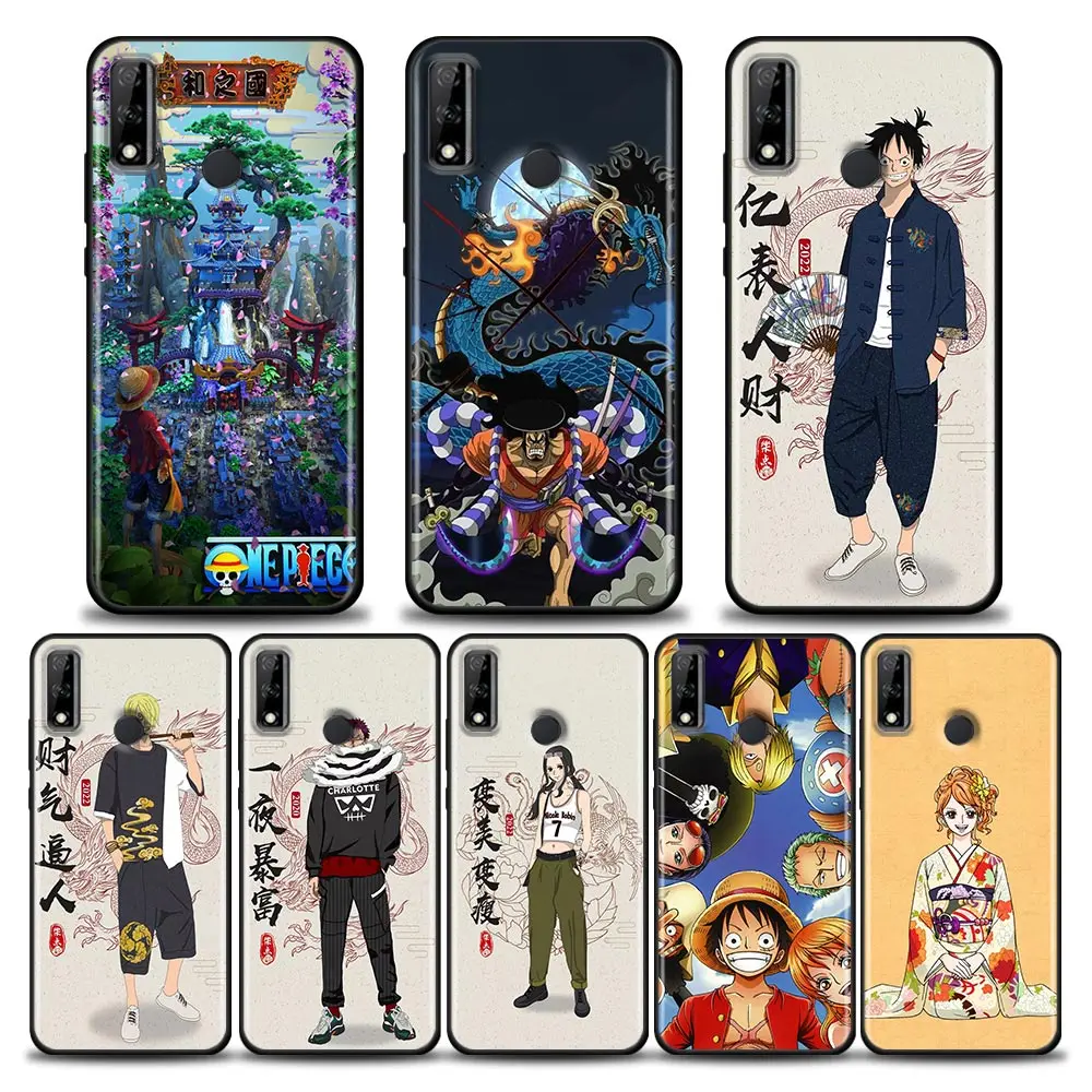 

Phone Case for Huawei Mate 40 10 20 Pro RS Case Y6 Y7 Y9 Y5p Y6p Y8s Y8p Y9a Y7a Silicone Anime One Piece National Tide Retro