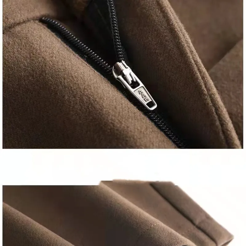 Женские прямые однотонные Капри с высокой талией и карманами Осень-зима