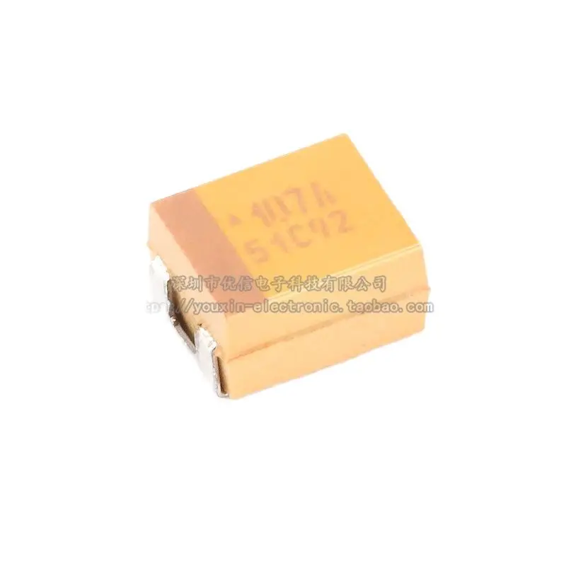 

20PCS/original genuine patch tantalum capacitor 3528b 10v 100uf 20% TAJB107M010RNJ 1210