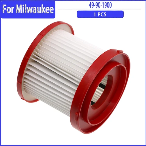 Комплект фильтров для влажной/сухой уборки 49-90-1900, запчасти для беспроводного пылесоса Milwaukee 49-90-1900