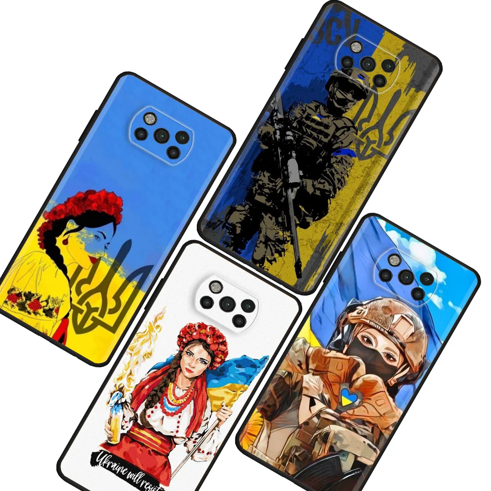 

Case For Xiaomi Mi Poco X3 NFC X4 Pro Protective Back Shell M5s M5 M3 M4 F4 C40 F1 F3 GT TPU Phone Cover YNDFCNB Ukraine girl