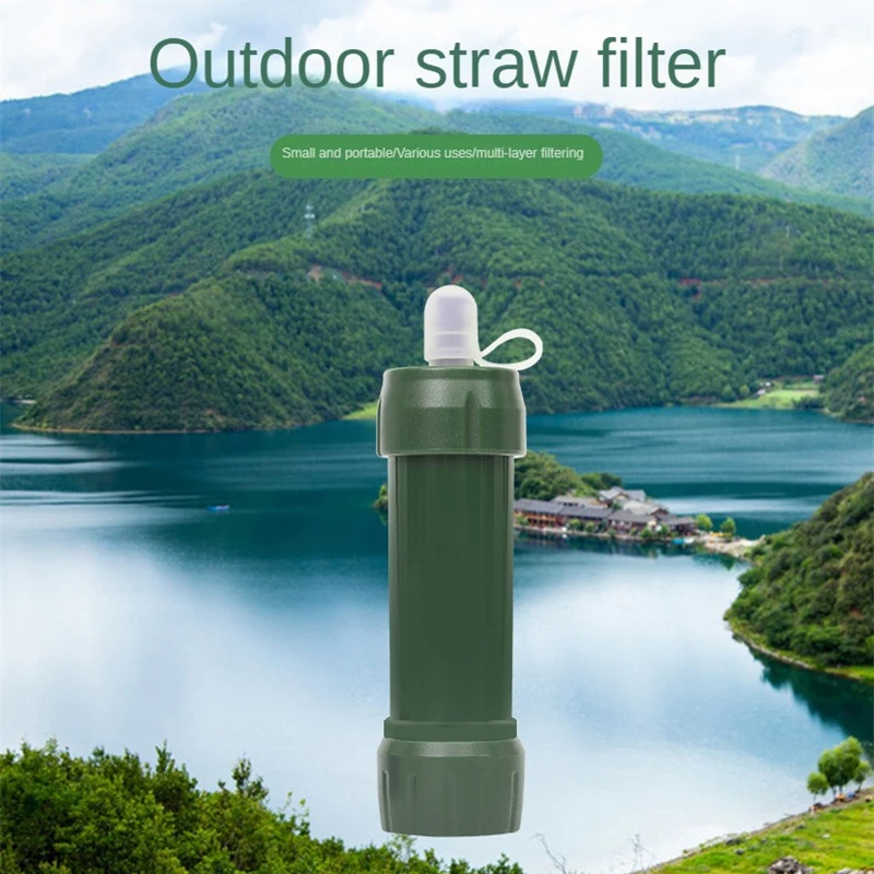 

Outdoor Survival Water Filter Emergency Water Purifier Camping Portable Purifier Travel Wild drink Ultrafiltration Water Filter