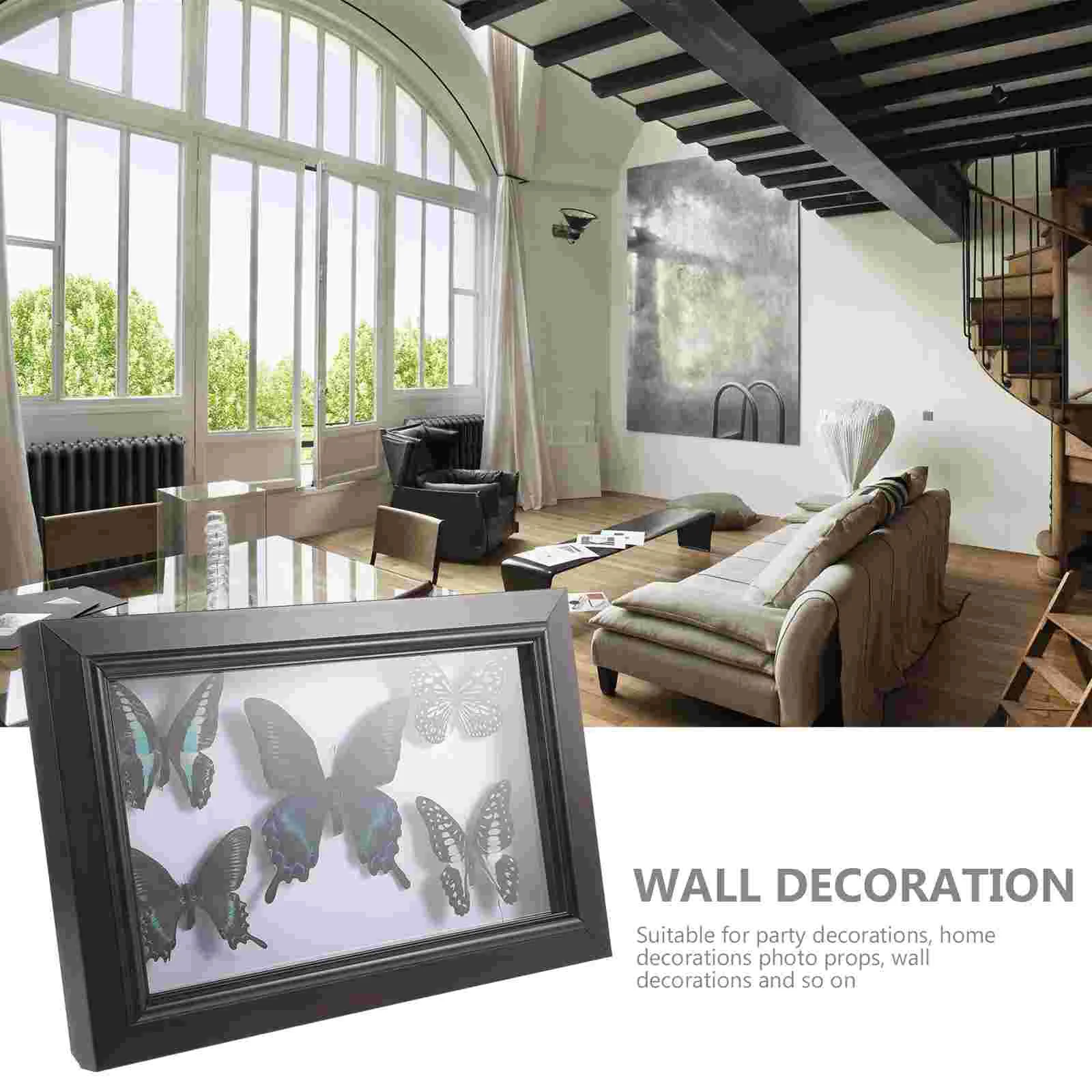 В рамке бабочка налогодермия коробка для теней образец бабочки уникальный