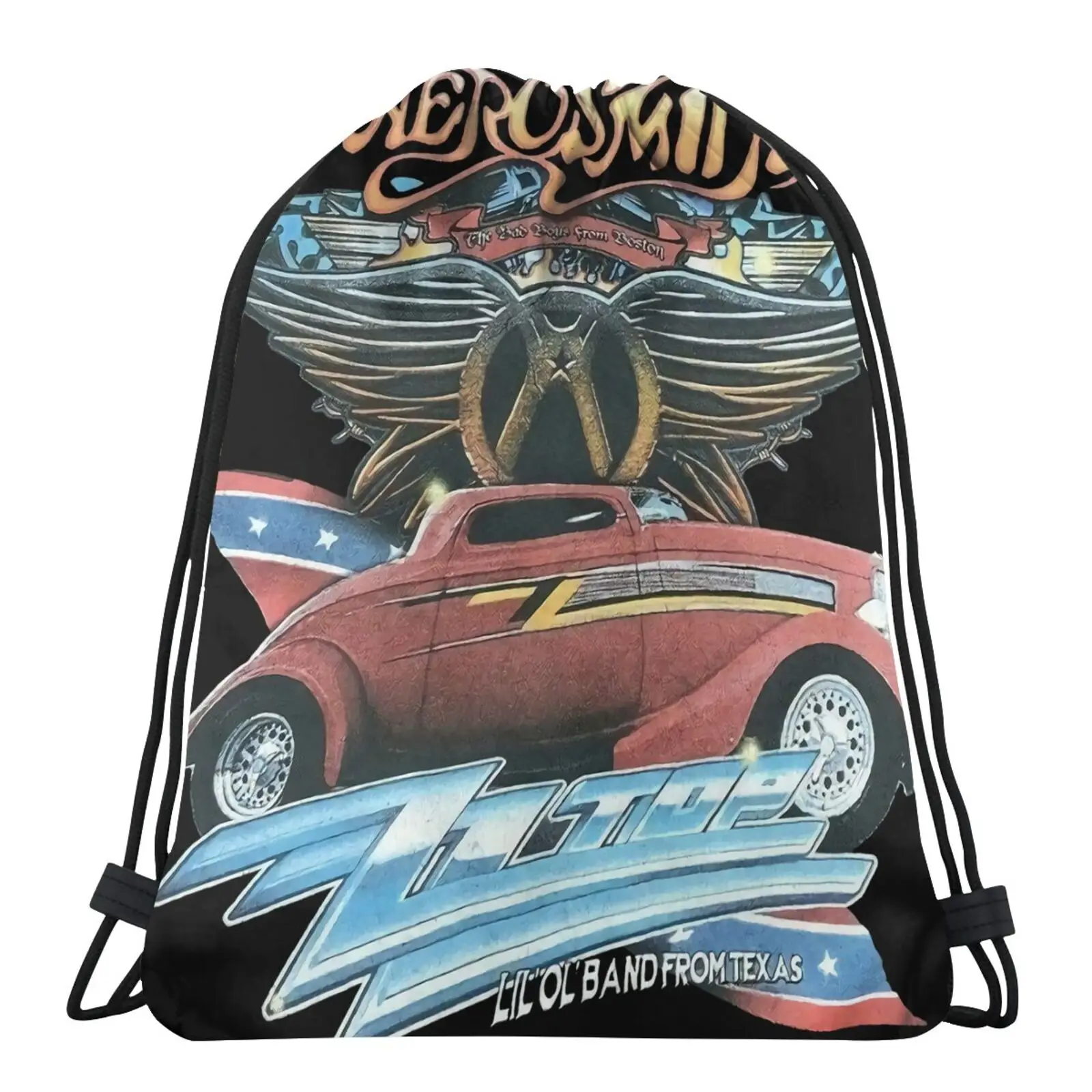 

Aerosmith Zz Tour 2009 Band Schedule 4648 Bag Canvas Backpack Bag Women Pouch Bag Bag For Shoes Bags-Bags Pouch Bag Cloth Bags
