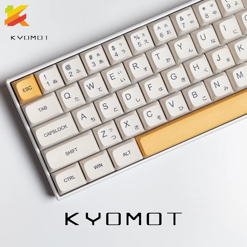 

KYOMOT 137 клавиш, флейки, крышки для клавиш PBT, сублимация, XDA профиль для самостоятельной сборки, Ducky, механическая клавиатура, колпачки для клавиш на заказ