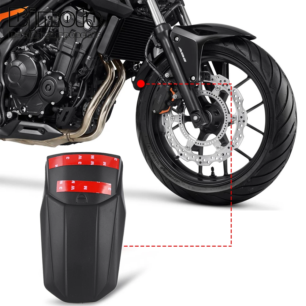 

Motorcycle Front Fender Mudguard Extender Splash Guard Protector Extension Pad for Honda CB500X CB 500X 2019 2020