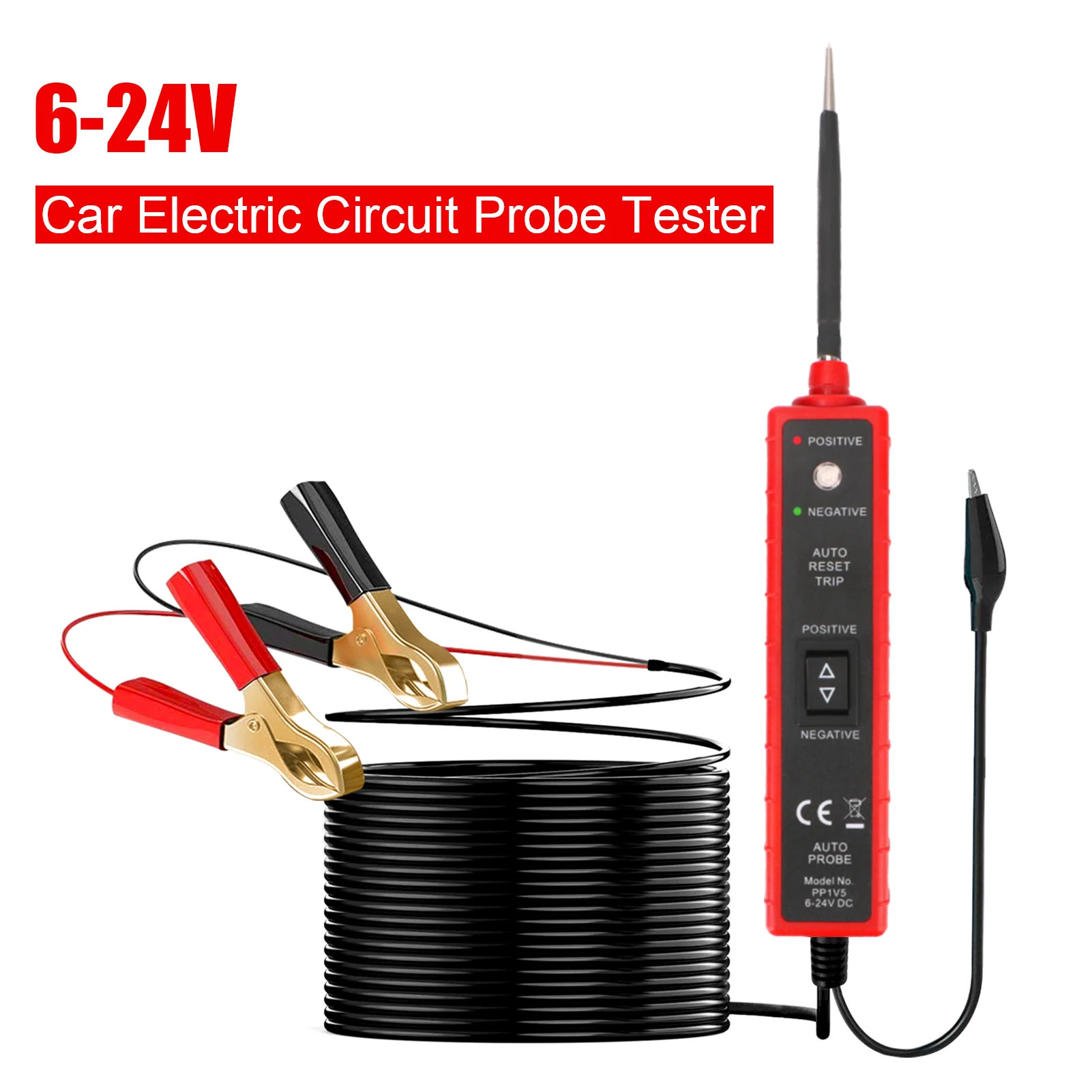 

Car Test Polarity Pen Circuit Tester EM285 LED Light Power Voltage Scan Probe Multifunctional Electrical System Diagnostic Tool