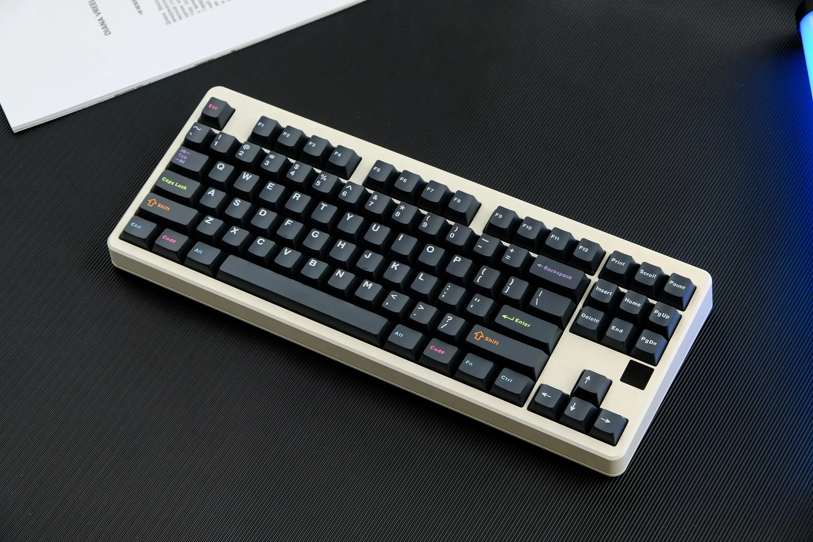 Фото Новое поступление, 1 комплект колпачков для клавиш GMK Oblivion, колпачки для клавиш из АБС-пластика с профилем Cherry XDA для 61 64 68 84 87 96 980 GMK POB №3