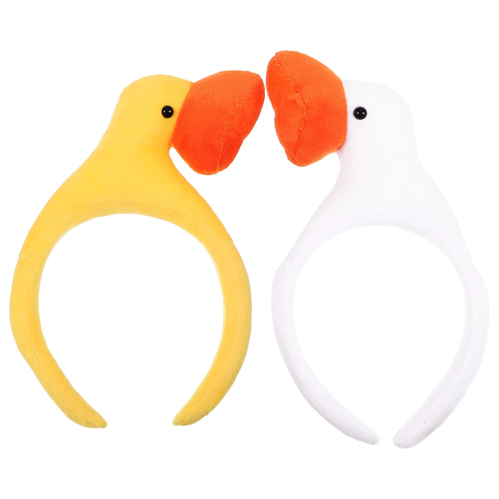 

2 pcs Cute Animal Headband Cosplay Headband 3D Goose Hairband Funny Girls Girl Hair Accessories