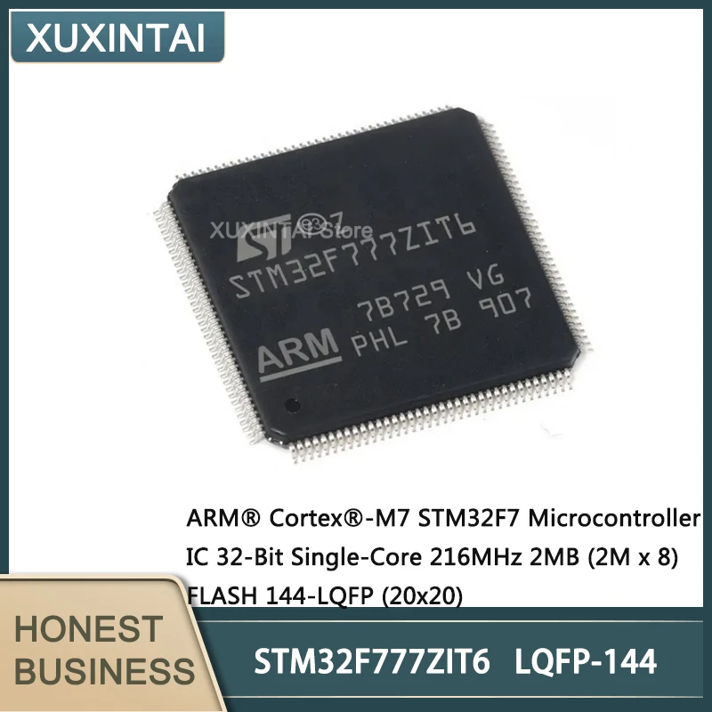 

1~5pcs New Original STM32F777ZIT6 STM32F777 MCU Microcontroller IC 32-Bit Single-Core 216MHz 2MB (2M x 8) FLASH 144-LQFP (20x20)