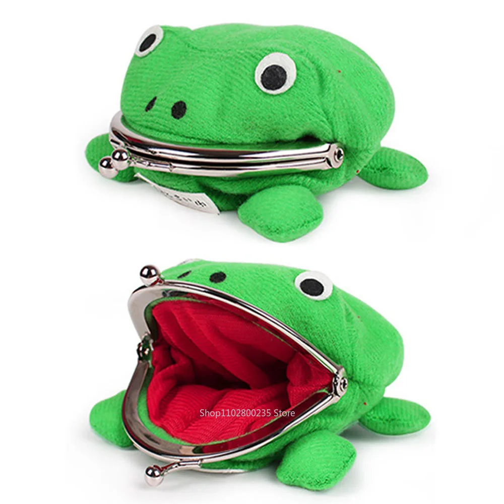 Anime Naruto Frog Wallet Uzumaki NARUTO Coin Purses Plush Bag Cosplay Accessories Kawaii Mini Purse Kids Birthday Toy Gift