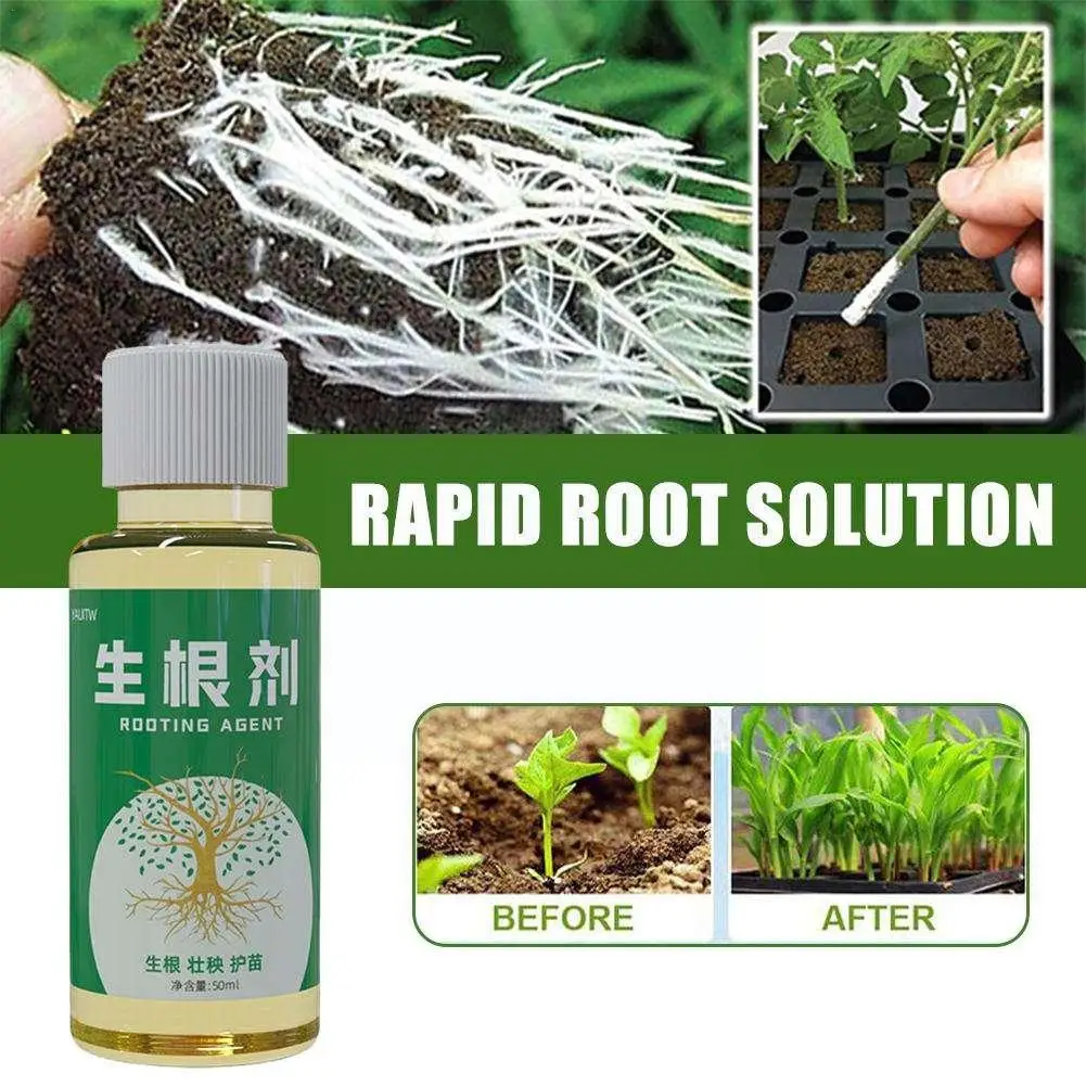 

Rapid Rooting Solution Strong Seedling Powder Universal Fertilizer Tool Improve Liquid Flower Plant Survival Solution Nutri M1B3