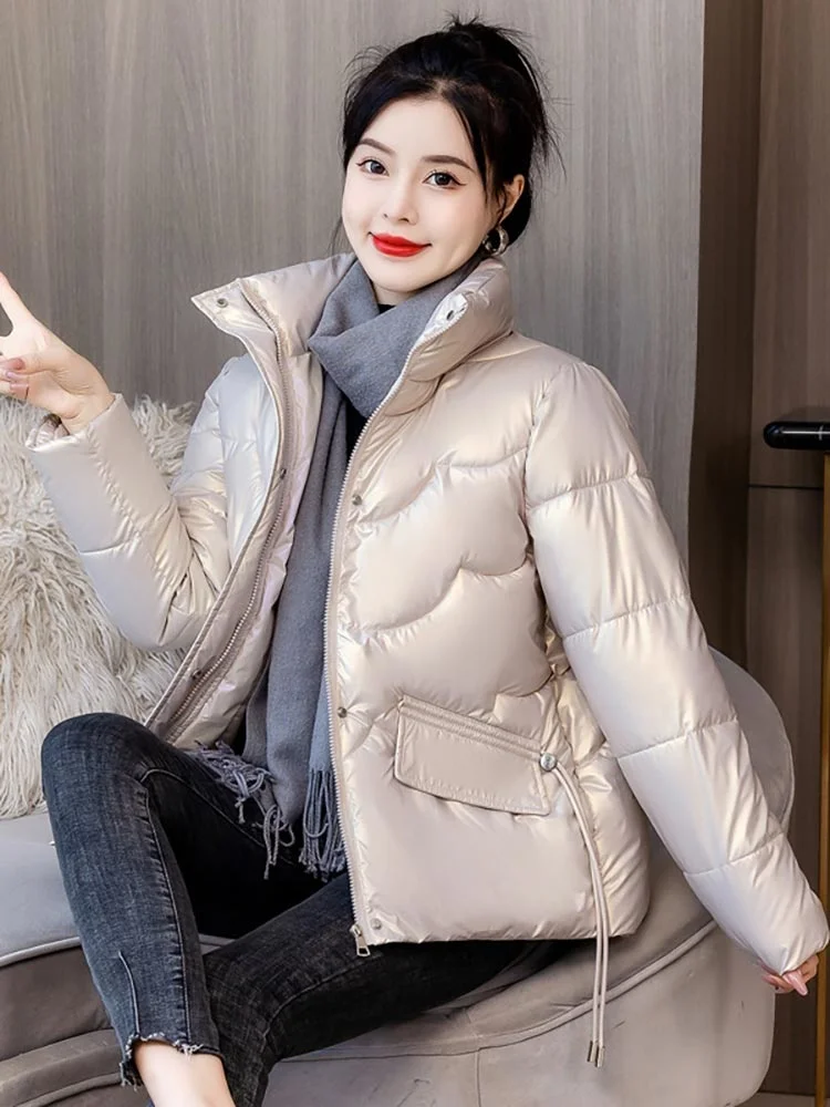 Autumn Winter Fashion Jackets for Women Streetwear Stand Collar Winter Clothes Women Jackets and Coats Loose Student