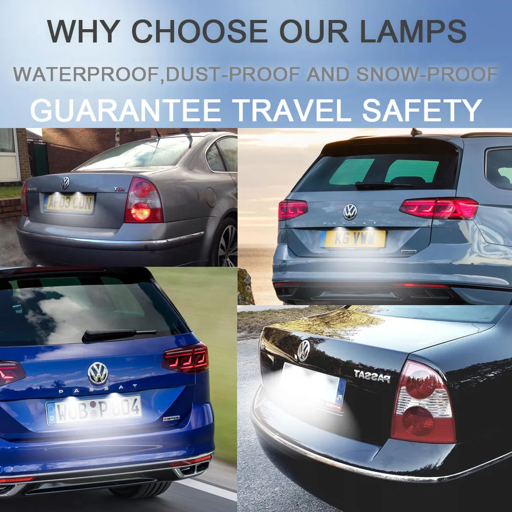 2 шт. задние парковочные фонари для VW PASSAT B5 Sedan 6000K задний фонарь стоп-сигнала