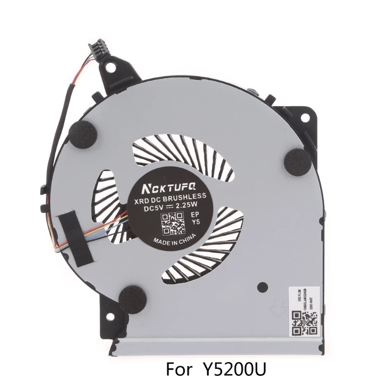 Кулер для ноутбука Y5200U Y5200D Y5200F Охлаждающий вентилятор процессора Прямая