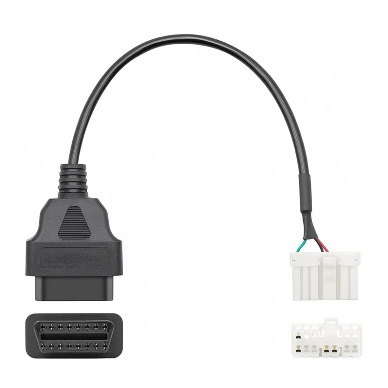 Сканер кабельного разъема OBD2 для модели S 2012-2015 12-контактный полный
