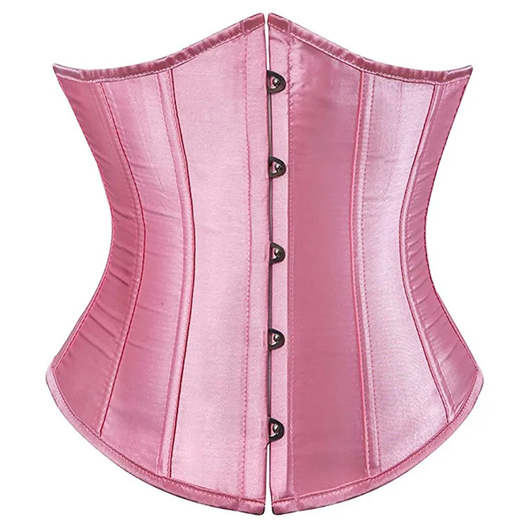 

14 Steel Bones Corset Sexy Vintage Women Underbust Bandage Firm Waist Bustiers Corset Top Curve Shaper Strap Slimming Firm