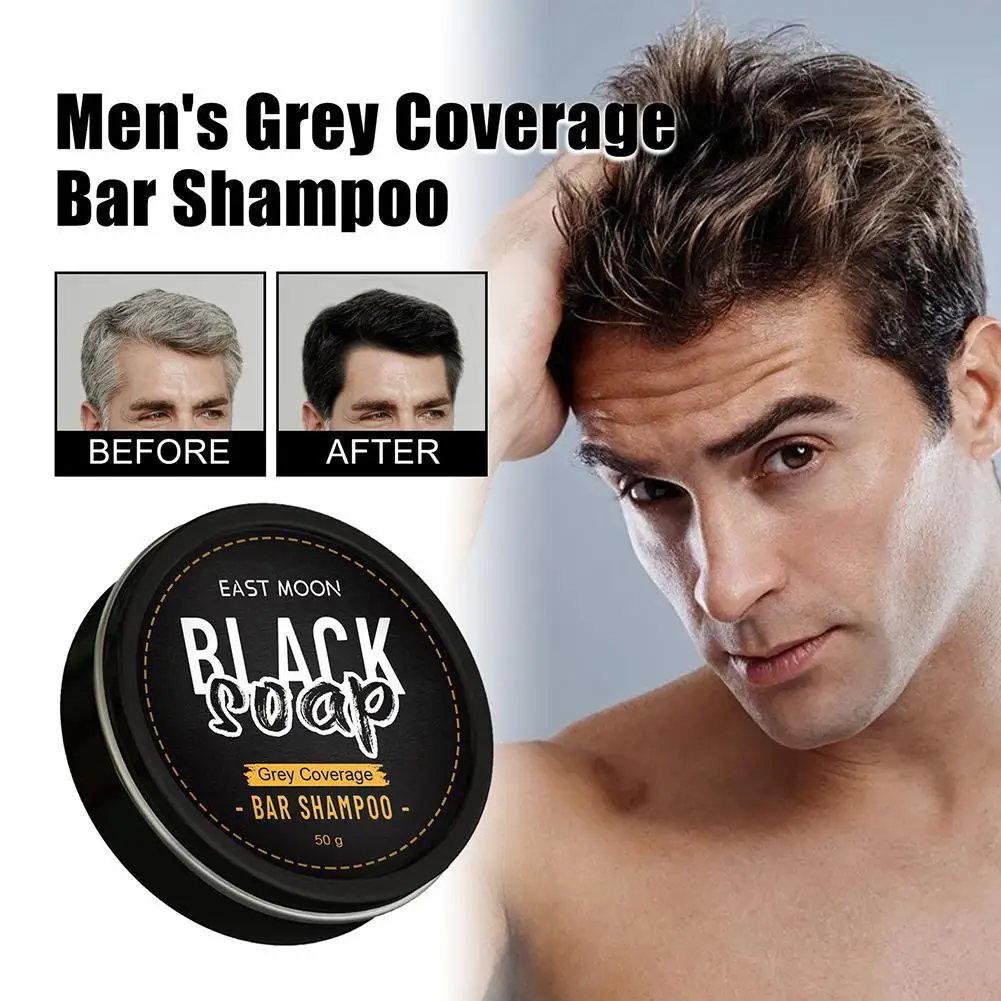 

5PCS Hair Darkening Shampoo Bar Soap Anti Dandruff Deep Cleansing Improve Itchy Head Frizz Black Nourishment Beautiful Hair Care