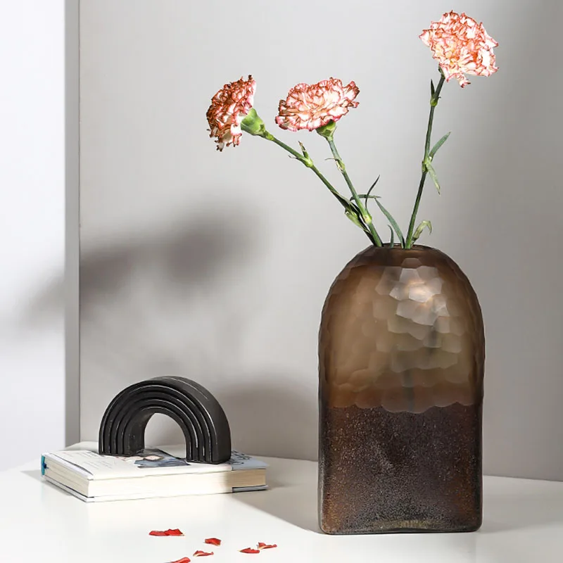 

Modern Decoration Nordic Flower Vase Glass Interior Terrarium Decorative Vases Hydroponic Houseplants Pots De Fleurs Flowerpot