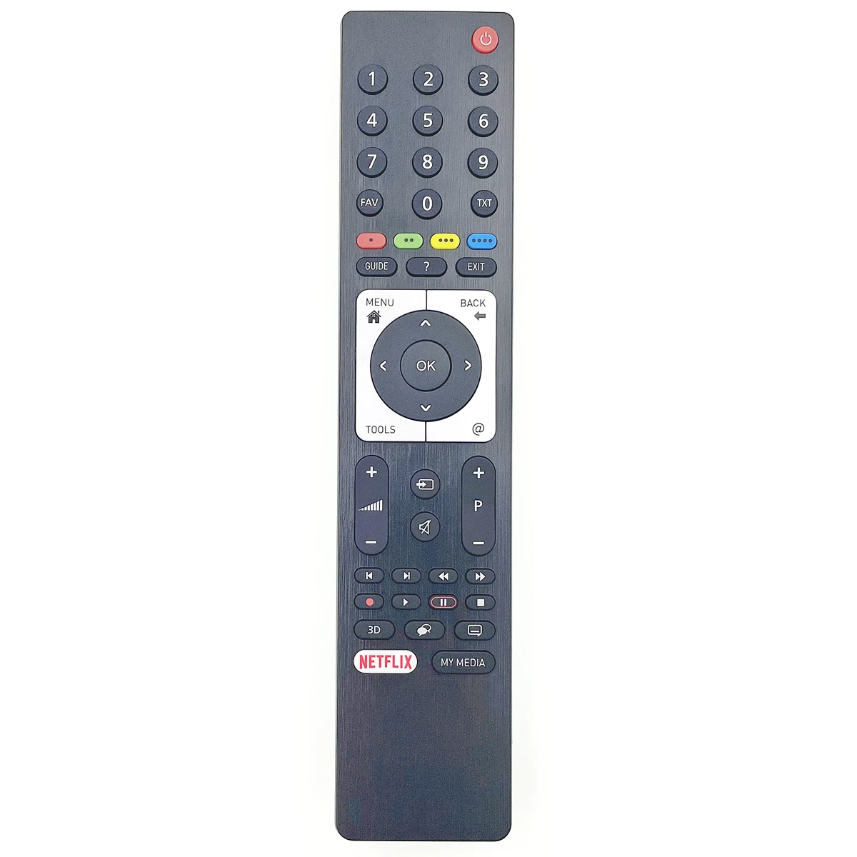 Оригинальный пульт дистанционного управления TS3187R TS4187R RC3304801/02 для Grundig Netflix Smart TV 42CLE8560 42CLE8575 42VLE7520 49VLE810 49CLE8560 BP 49CLE8575 BL 49CLE8575 SL 49VLE810 BL 49VLE8 4460