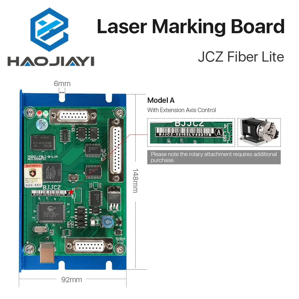 Контроллер машины для лазерной маркировки BJJCZ оригинальная карта JCZ-LMCV4 Ezcad