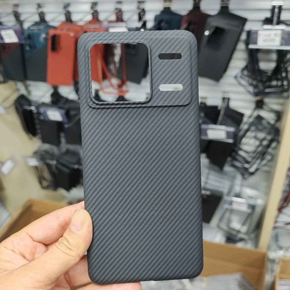 Чехол из углеродного волокна для телефона Redmi K70 и Pro Ультратонкий чехол