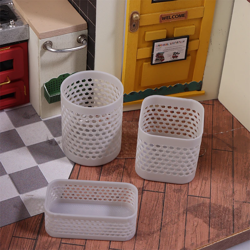 1/12 миниатюрная корзина для хранения кукольного домика белья модель мебель