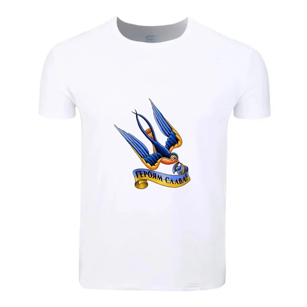 

Модная хлопковая футболка для студентов с флагом Украины, летняя футболка большого размера с коротким рукавом для мужчин, женщин, мальчиков...