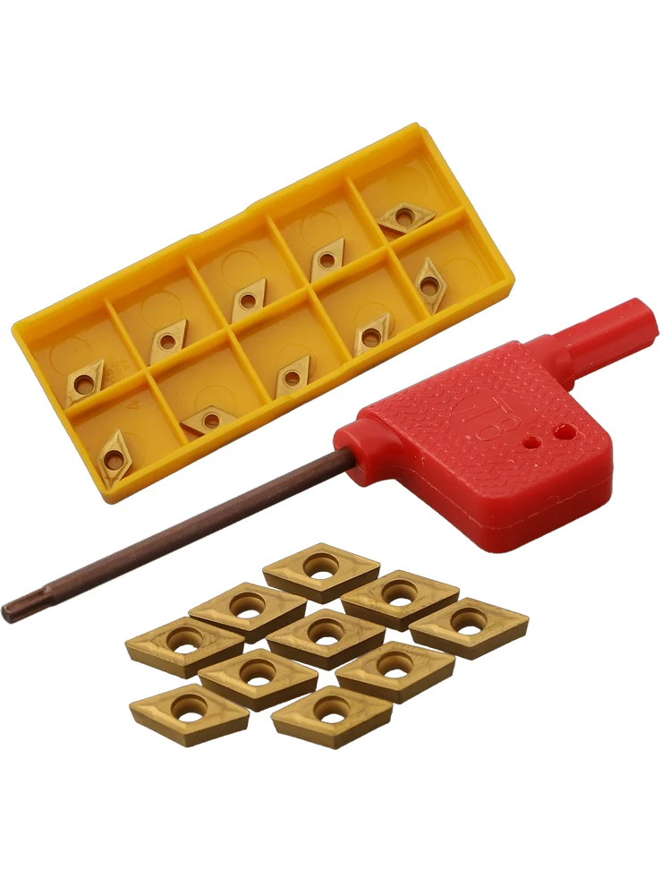 Новый DCMT 070204 US735 DCMT21.51 Детали лезвия Аксессуары для инструментов Твердосплавное