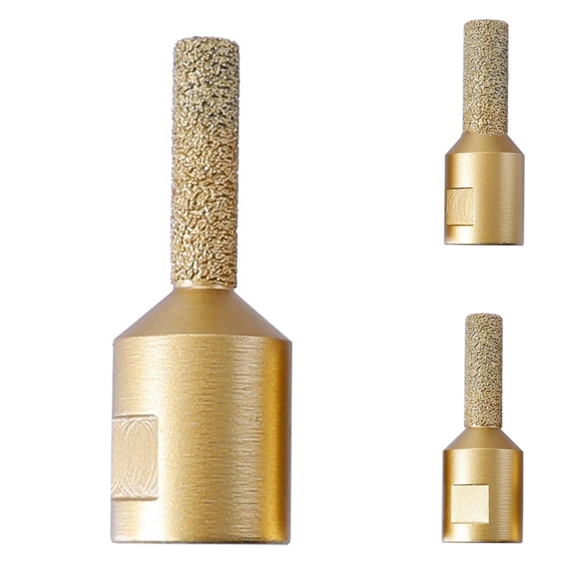 

Резьба M14, Вакуумные Паяные алмазные частицы, пальцевая фреза для резьбы по дереву, керамике и мрамору