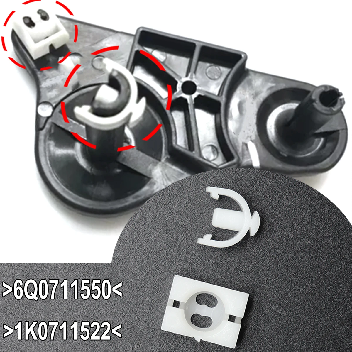 

Механизм переключения передач, втулка раздвижной башмака, зажим для стержня переключения передач 1K 0711522 6Q 0711550 Для Scirocco Tiguan Touran Transporter T5 UP!